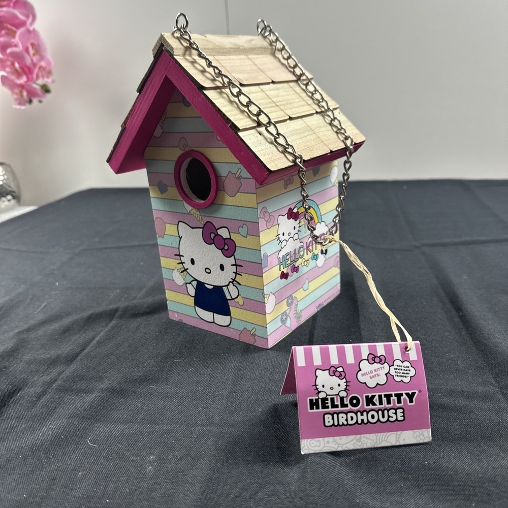 HELLO KITTY BIRDHOUSE-ICE CREAM